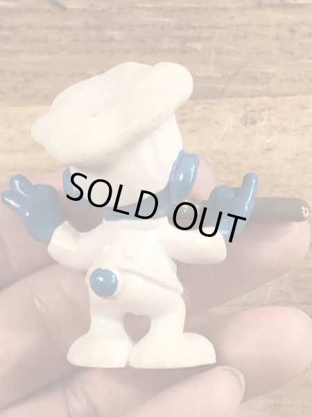 スマーフ　ビンテージ　PVCフィギュア　シェフ　70年代