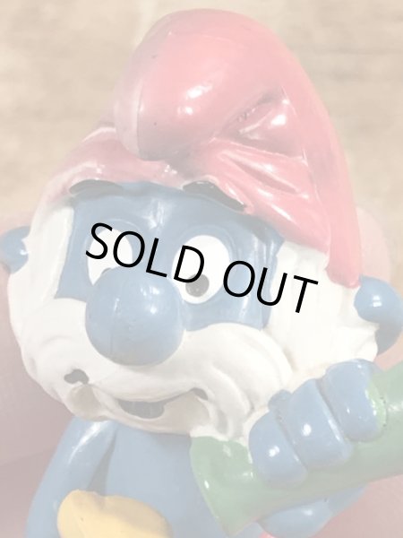 パパスマーフ　ビンテージ　PVCフィギュア　科学者　80年代