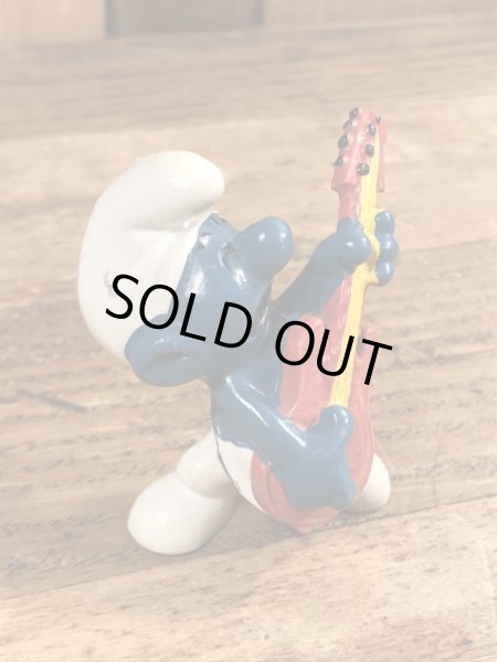 スマーフ　ビンテージ　PVCフィギュア　ギター　70年代