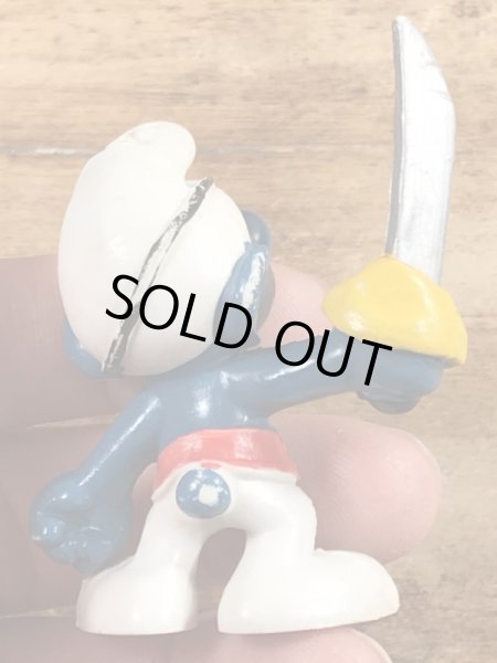 スマーフ　ビンテージ　PVCフィギュア　海賊　70年代