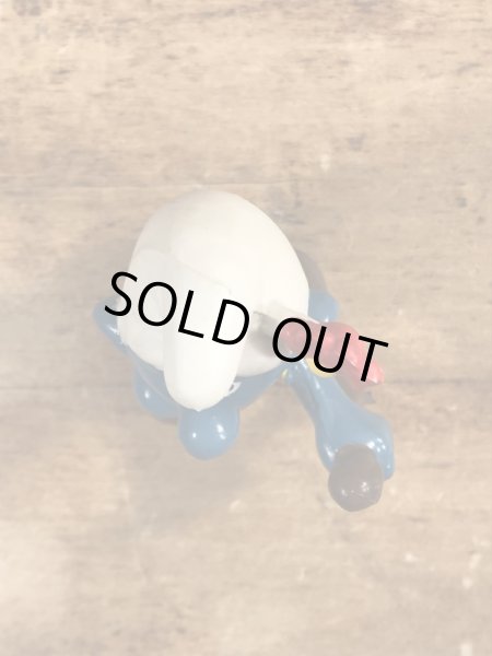 スマーフ　ビンテージ　PVCフィギュア　登山　70年代