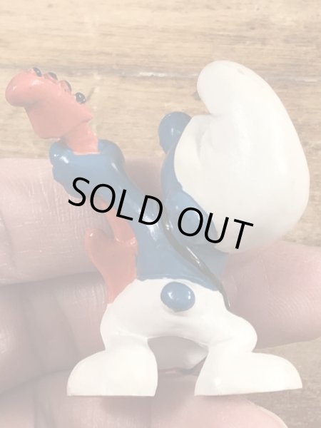 スマーフ　ビンテージ　PVCフィギュア　ギター　70年代