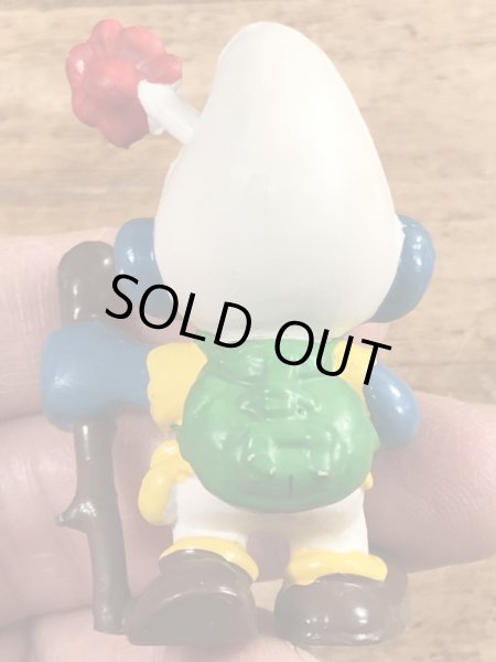 スマーフ　ビンテージ　PVCフィギュア　登山　70年代