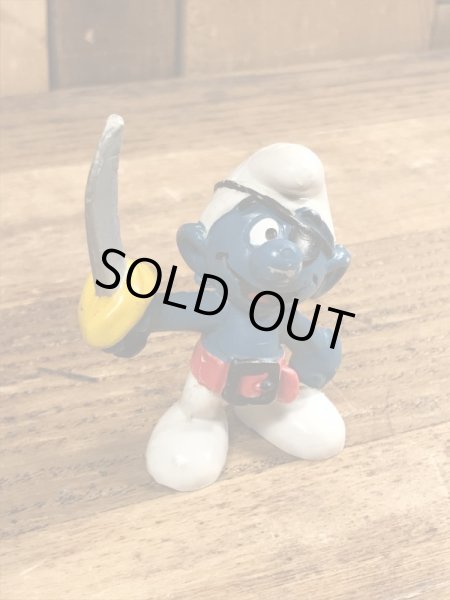 スマーフ　ビンテージ　PVCフィギュア　海賊　70年代