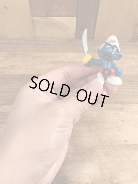 スマーフ　ヴィンテージ　PVCフィギュア　パイレーツ　70’s