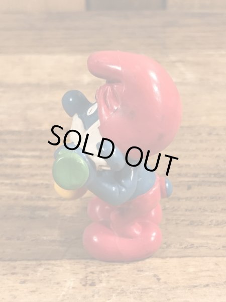 パパスマーフ　ヴィンテージ　PVCフィギュア　科学者　80’s