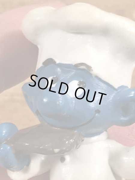 スマーフ　ビンテージ　PVCフィギュア　シェフ　70年代