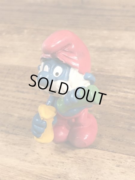 パパスマーフ　ヴィンテージ　PVCフィギュア　科学者　80’s