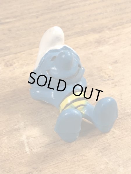 スマーフ　ビンテージ　PVCフィギュア　日向ぼっこ　70年代