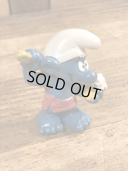 スマーフ　ビンテージ　PVCフィギュア　サウナ　70年代