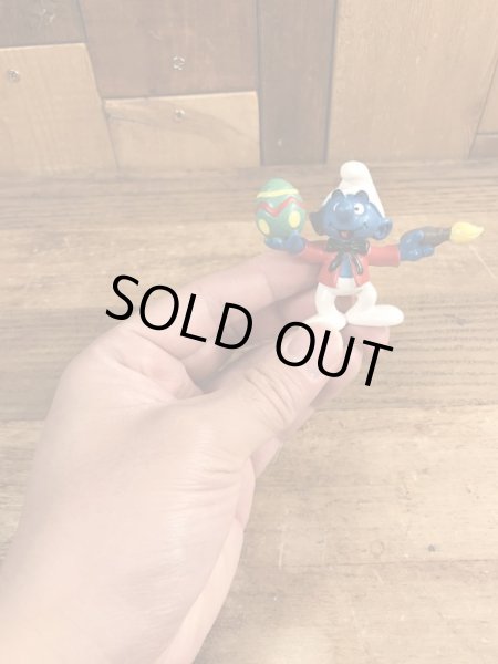 Smurf　ヴィンテージ　PVCフィギュア　イースター　90’s