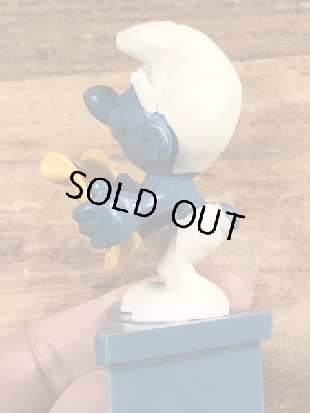 スマーフ　ビンテージ　PVCフィギュア　メッセージ　70年代