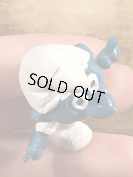 スマーフ　ビンテージ　PVCフィギュア　アストロノーツ　60年代