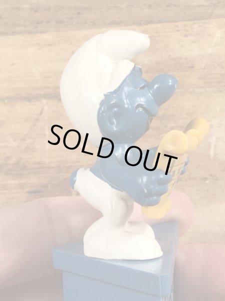 スマーフ　ビンテージ　PVCフィギュア　メッセージ　70年代