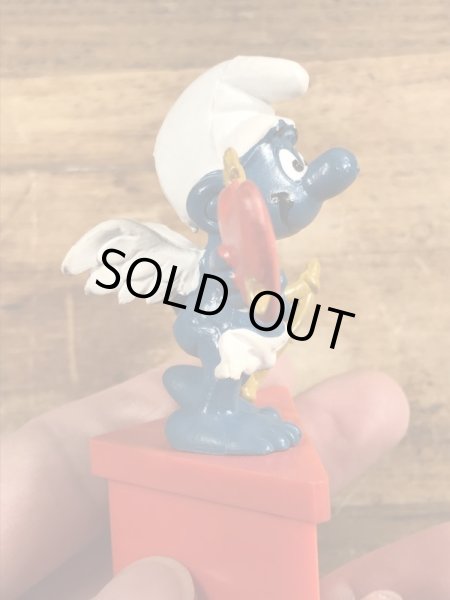 スマーフ　ビンテージ　PVCフィギュア　台付き　70年代