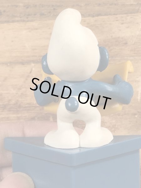 スマーフ　ビンテージ　PVCフィギュア　メッセージ　70年代