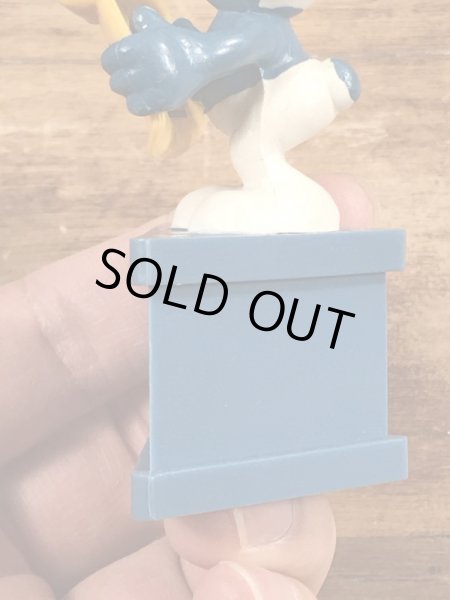 Smurf　ヴィンテージ　PVCフィギュア　台付き　70’s