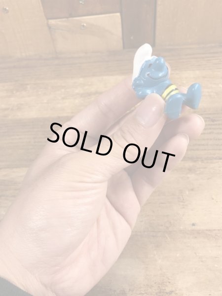 スマーフ　ビンテージ　PVCフィギュア　日向ぼっこ　70年代