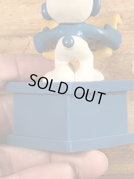 Smurf　ヴィンテージ　PVCフィギュア　台付き　70’s