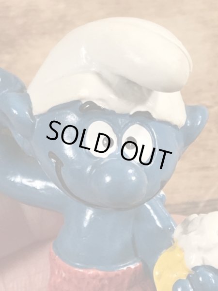 スマーフ　ビンテージ　PVCフィギュア　サウナ　70年代