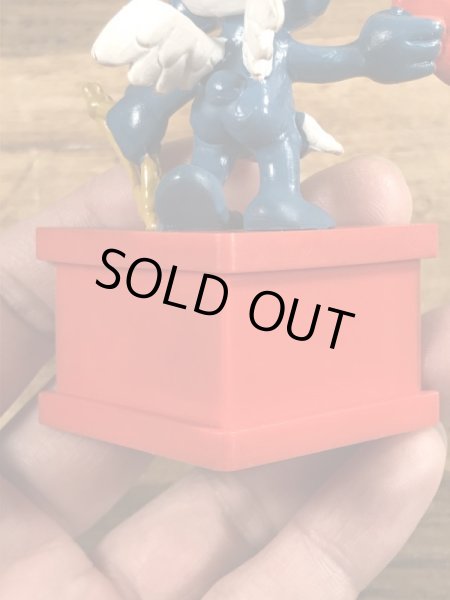 Smurf　ヴィンテージ　PVCフィギュア　メッセージ　70’s