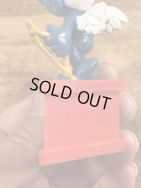 Smurf　ヴィンテージ　PVCフィギュア　メッセージ　70’s