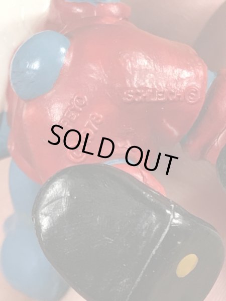 スマーフ　ビンテージ　PVCフィギュア　サッカー　70年代