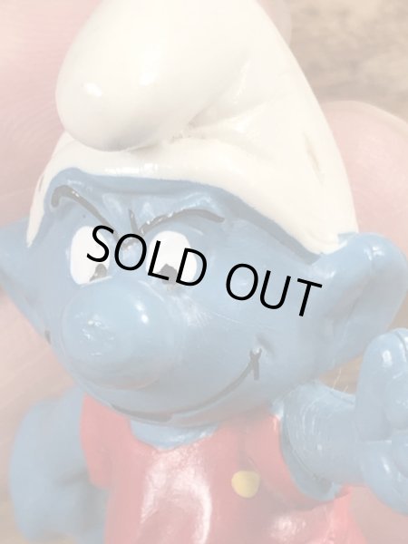 スマーフ　ビンテージ　PVCフィギュア　サッカー　70年代