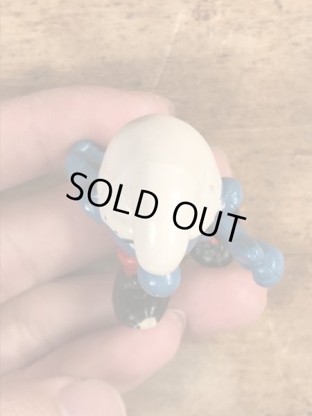 スマーフ　ビンテージ　PVCフィギュア　サッカー　70年代