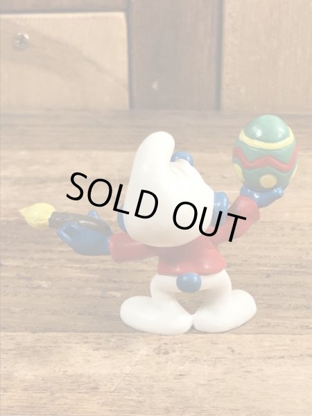 Smurf　ヴィンテージ　PVCフィギュア　イースター　90’s