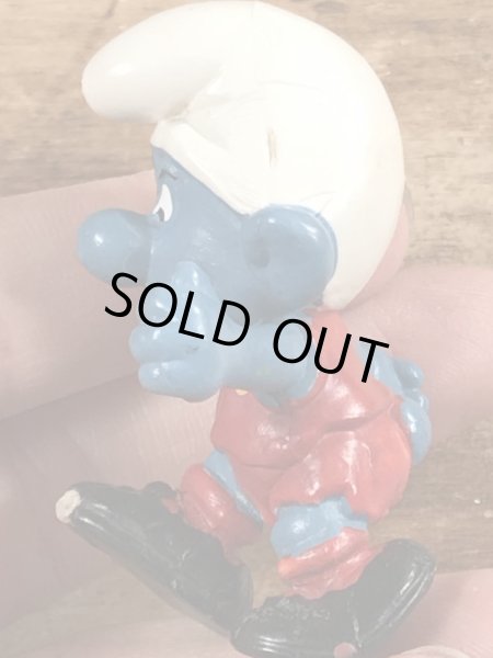 Smurf　ヴィンテージ　PVCフィギュア　サッカー　70’s