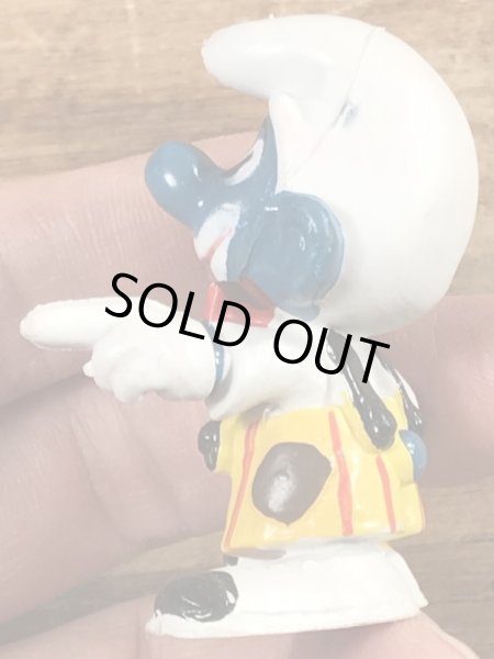 Smurf　ヴィンテージ　PVCフィギュア　ピエロ　70’s