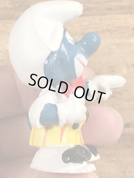 Smurf　ヴィンテージ　PVCフィギュア　ピエロ　70’s