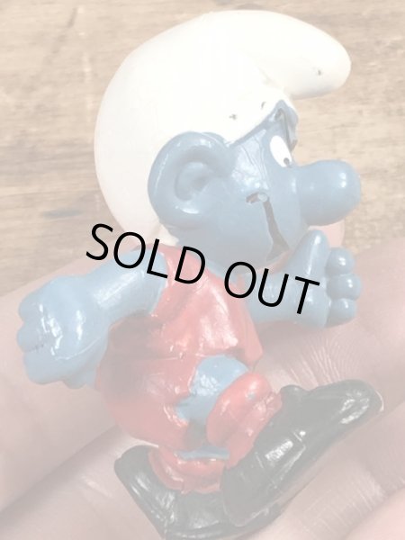 Smurf　ヴィンテージ　PVCフィギュア　サッカー　70’s