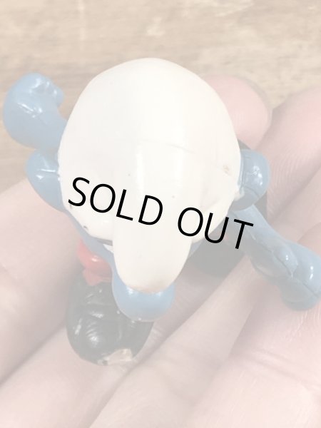 スマーフ　ビンテージ　PVCフィギュア　サッカー　70年代