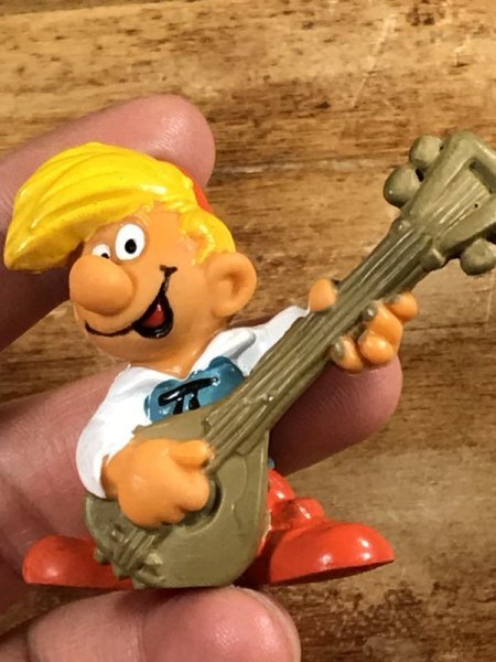70年代頃のスマーフのピルルイのビンテージのPVCフィギュア