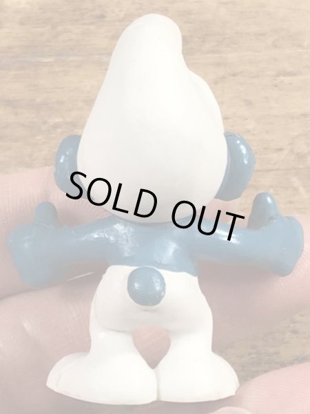 70年代頃のビンテージのスマーフのPVCフィギュア