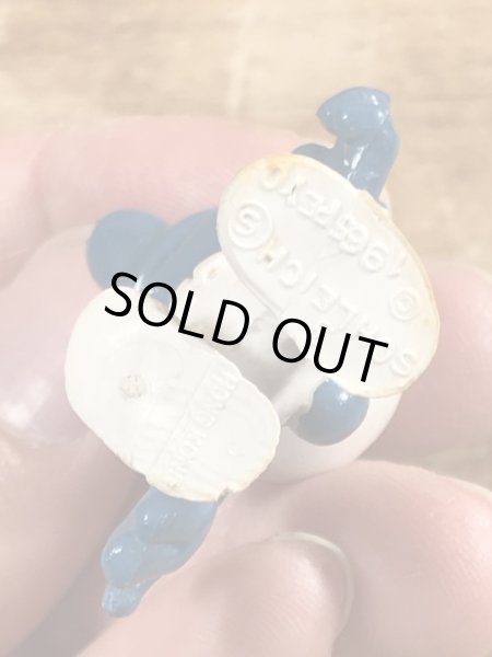 60’sのアストロノーツのスマーフのヴィンテージのPVC製フィギュア