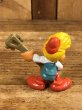 70’sのSmurfのピルルイのヴィンテージのPVC製フィギュア