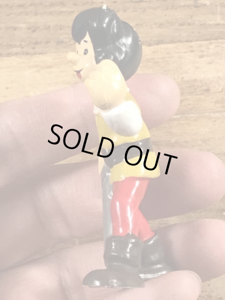 70’sのスマーフのジョアンのヴィンテージのPVC製フィギュア