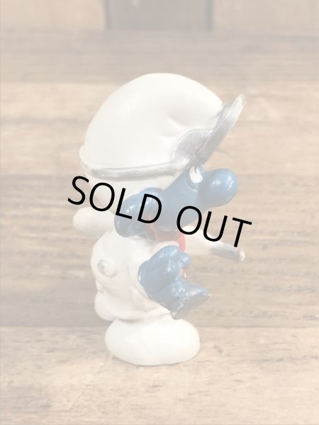 70年代頃のドクターのスマーフのビンテージのPVCフィギュア