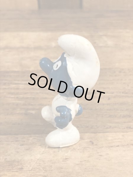 60’sのアストロノーツのスマーフのヴィンテージのPVC製フィギュア