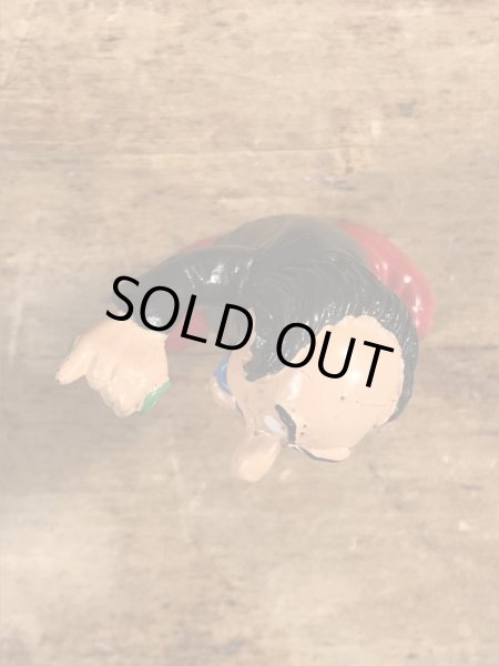 80年代頃のスマーフのガーガメルのビンテージのPVCフィギュア