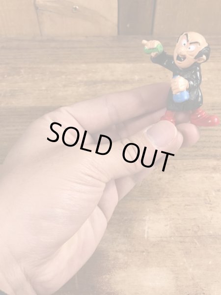 80’sのスマーフのガーガメルのヴィンテージのPVC製フィギュア