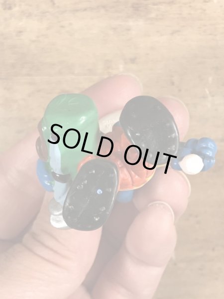 90’sのゴルフをしているSmurfのヴィンテージのPVC製フィギュア