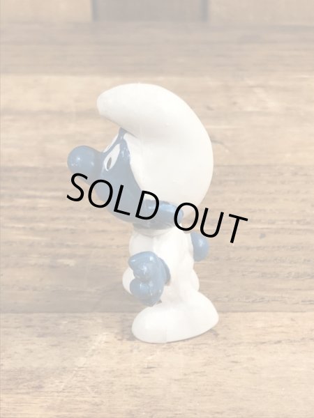 60’sのアストロノーツのSmurfのヴィンテージのPVC製フィギュア