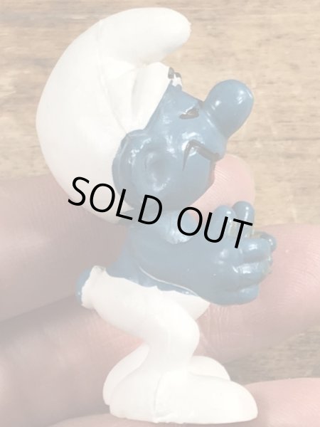 70’sのヴィンテージのスマーフのPVC製フィギュア