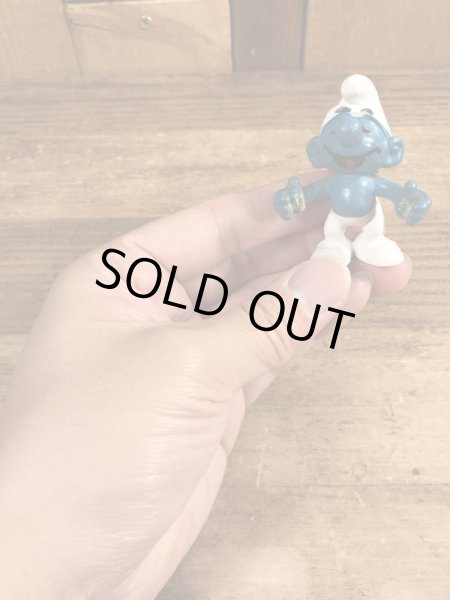 70年代頃のビンテージのスマーフのPVCフィギュア