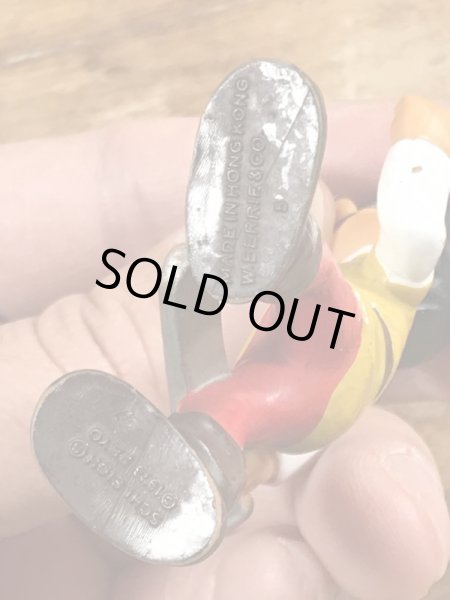 70’sのスマーフのジョアンのヴィンテージのPVC製フィギュア