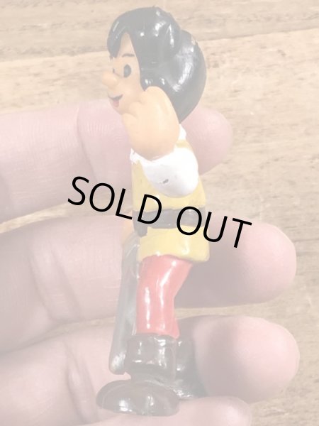 70’sのスマーフのジョアンのヴィンテージのPVC製フィギュア